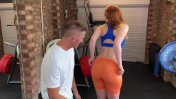 Lola Rose - Big Butted Red Head Gets Fucked In Gym